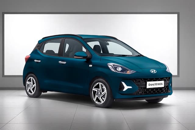 Hyundai Grand I10 Nios Aqua Teal Color Image
